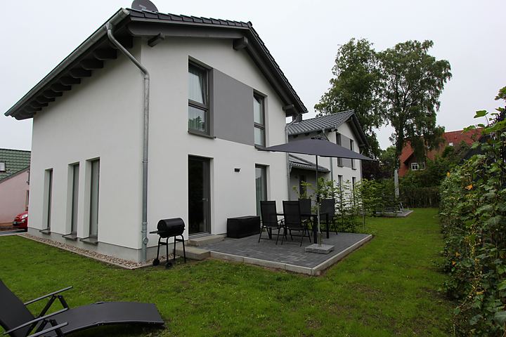 The house seen from the garden
